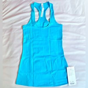 Lululemon Cool Racerback Tank, NWT Size 4 Blue